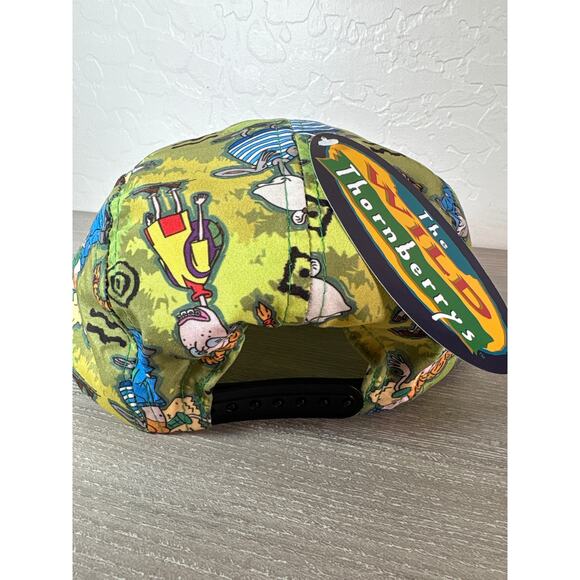 The Wild Thornberrys Hat Cap Snap Back Nick Box Allover Design One Size new NWT - Picture 4 of 5